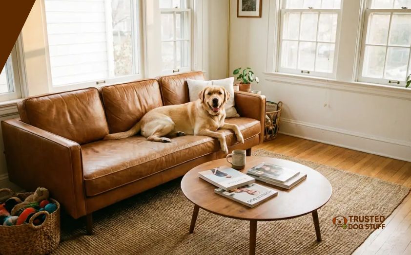 best leather couches for dog owners