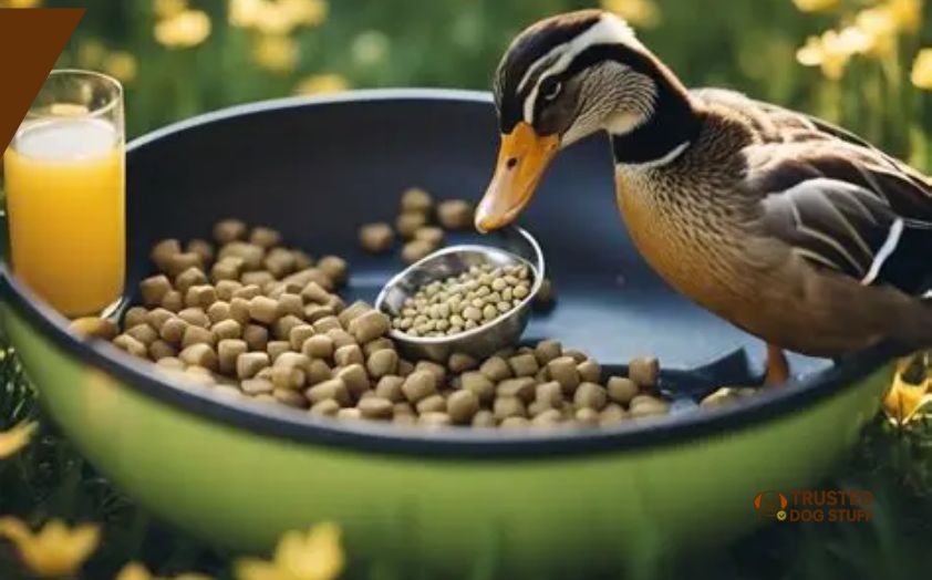 can ducks eat dog food